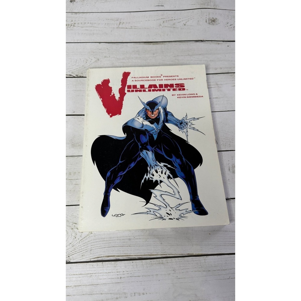Villains Unlimited Long Siembieda 1996 Third Print RPG Palladium Books